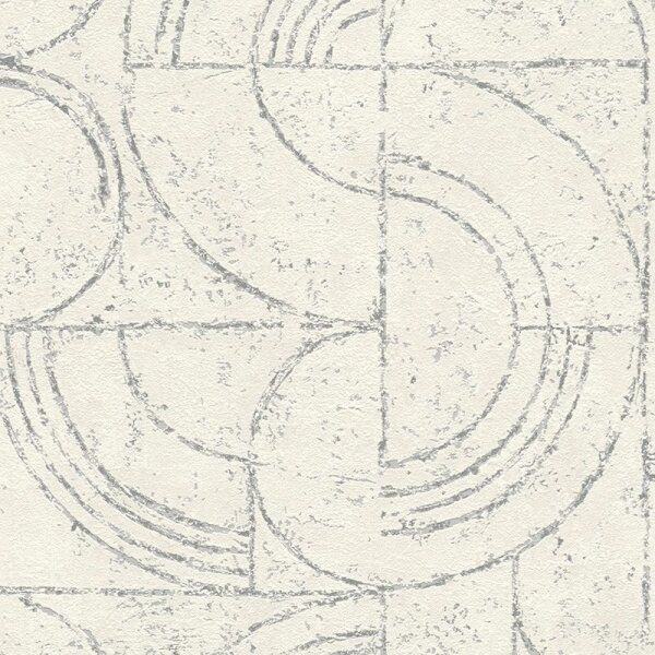 Tapete Grau, Silber Rasch Vliestapete (653618)