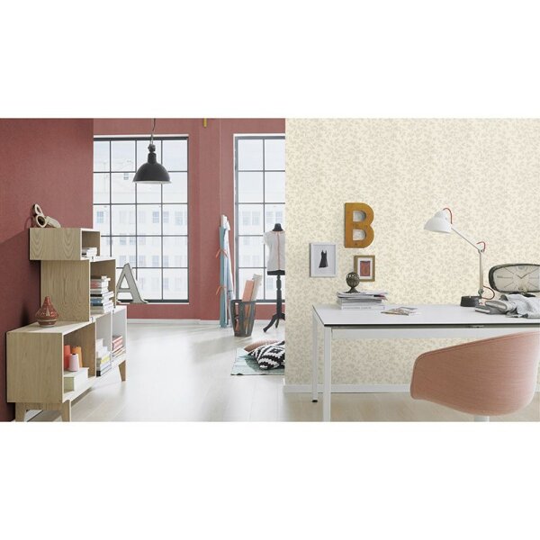 Tapete Beige, Creme, Braun Rasch Vliestapete (653847)