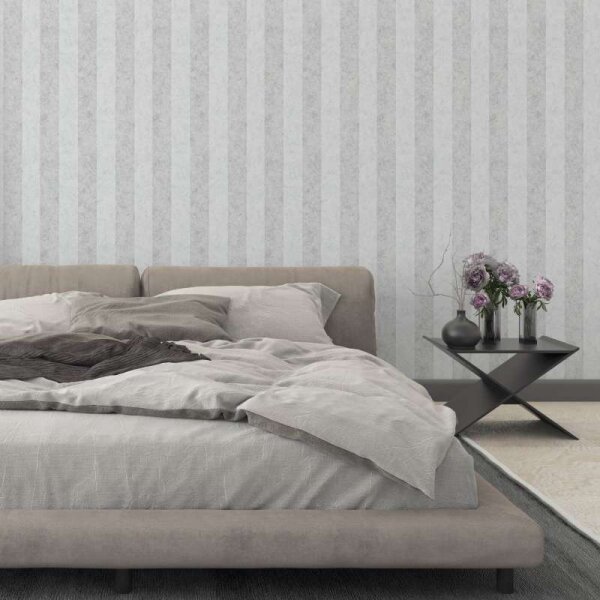 Tapete GZSZ Grau, Silber, Weiß Marburg Vliestapete (34819)