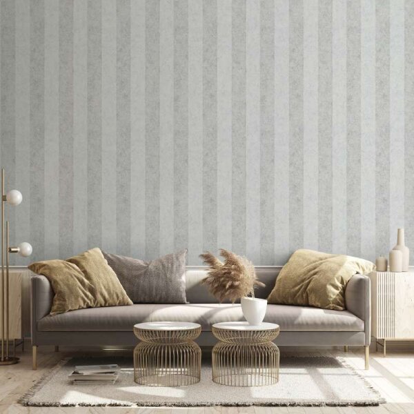 Tapete GZSZ Grau, Silber, Weiß Marburg Vliestapete (34819)