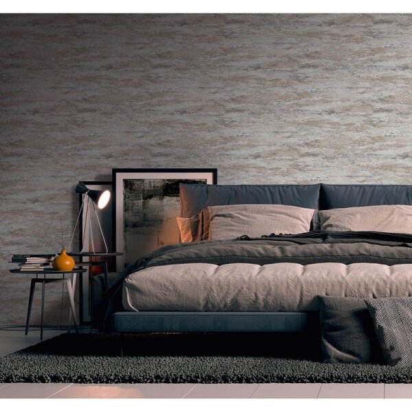 Tapete Gold, Kupfer, Grau, Silber innova Vliestapete (390415)