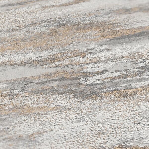 Tapete Gold, Kupfer, Grau, Silber innova Vliestapete (390415)