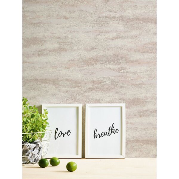 Tapete Gold, Kupfer, Rosa, Rose innova Vliestapete (390411)