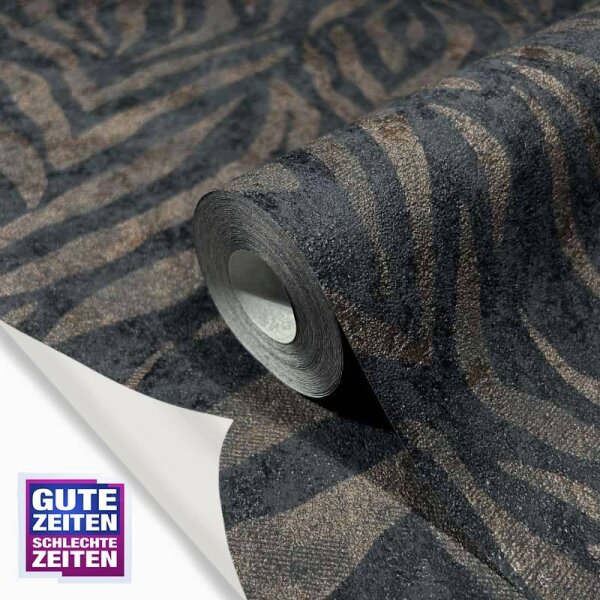 Tapete GZSZ Braun, Schwarz, Anthrazit Marburg Vliestapete (34817)