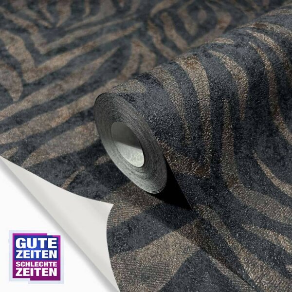 Tapete GZSZ Braun, Schwarz, Anthrazit Marburg Vliestapete (34817)