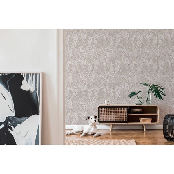 Tapete Beige, Creme, Weiß innova Vliestapete (390383)