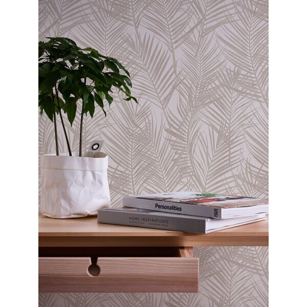 Tapete Beige, Creme, Weiß innova Vliestapete (390383)