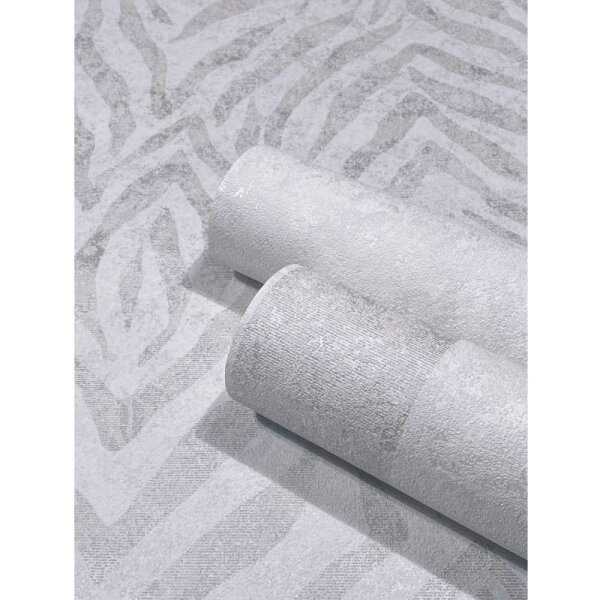 Tapete GZSZ Grau, Silber, Weiß Marburg Vliestapete (34815)