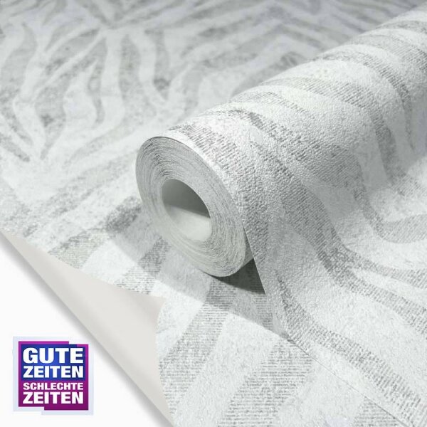 Tapete GZSZ Grau, Silber, Weiß Marburg Vliestapete (34815)
