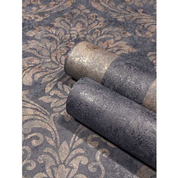 Tapete GZSZ Braun, Schwarz, Anthrazit Marburg Vliestapete (34814)