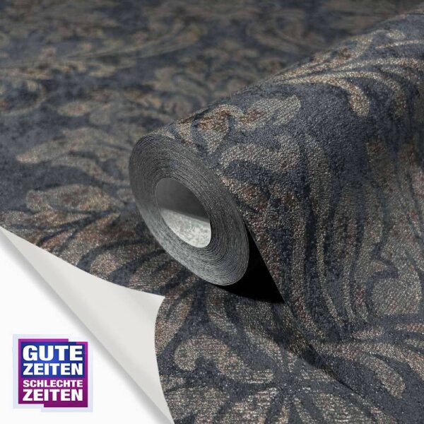 Tapete GZSZ Braun, Schwarz, Anthrazit Marburg Vliestapete (34814)