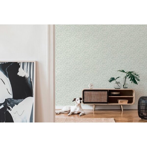 Tapete Grün, Weiß innova Vliestapete (390282)