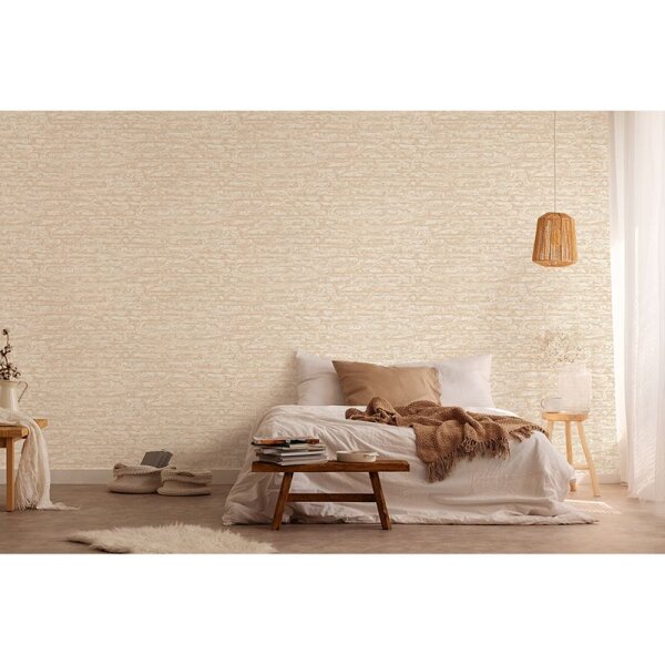 Tapete Beige, Creme, Braun innova Vliestapete (390272)