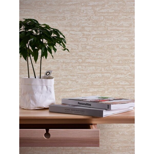 Tapete Beige, Creme, Braun innova Vliestapete (390272)