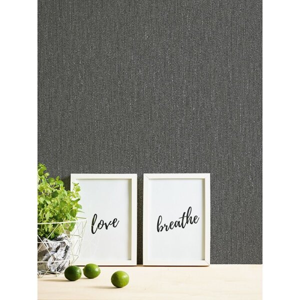 Tapete Grau, Silber, Schwarz, Anthrazit innova Vliestapete (390267)