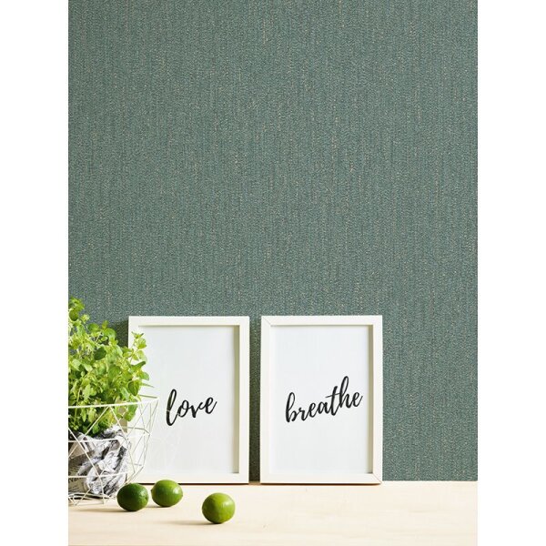 Tapete Gold, Kupfer, Grün innova Vliestapete (390266)