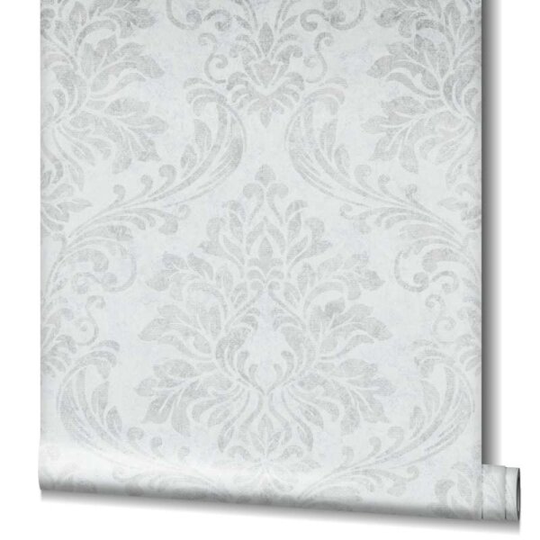 Tapete GZSZ Grau, Silber, Weiß Marburg Vliestapete (34813)