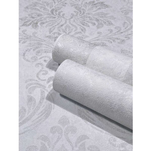 Tapete GZSZ Grau, Silber, Weiß Marburg Vliestapete (34813)