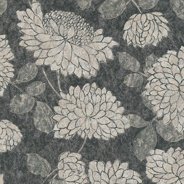 Tapete Beige, Creme, Schwarz, Anthrazit innova Vliestapete (390253)