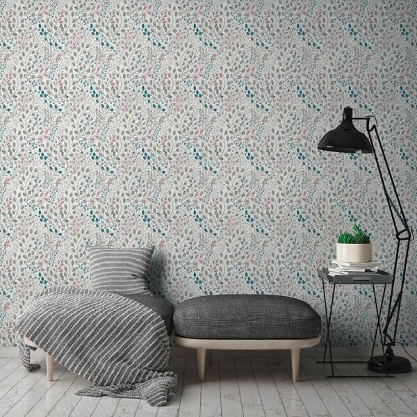 Tapete Bunt, Grau, Silber, Weiß innova Vliestapete (388472)