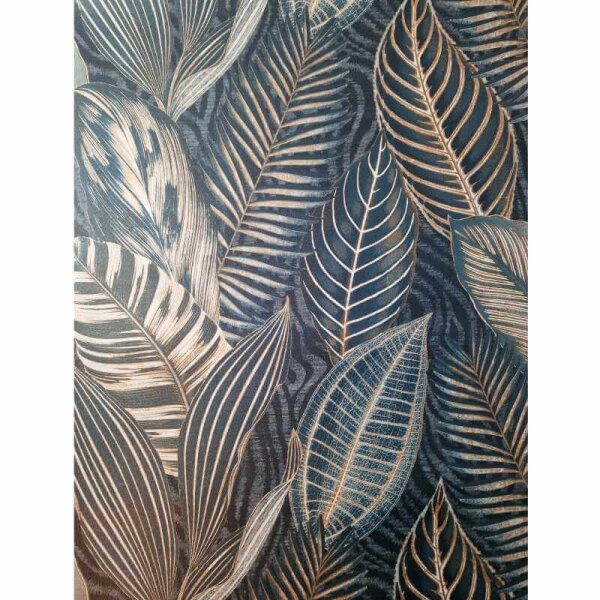 Tapete Blau, Gold, Kupfer, Grün, Petrol Rasch Vliestapete (751840)