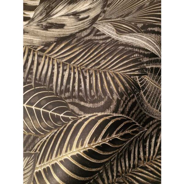 Tapete Gold, Kupfer, Schwarz, Anthrazit Rasch Vliestapete (751833)