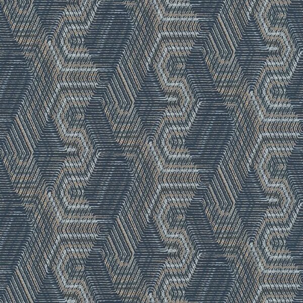 Tapete Blau, Braun, Grün, Petrol Rasch Vliestapete (751949)