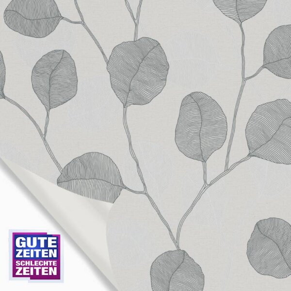 Tapete GZSZ Greige, Schwarz-Weiß Marburg Vliestapete (34810)