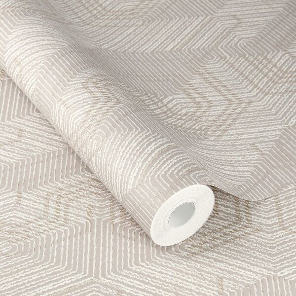 Tapete Grau, Silber, Greige Rasch Vliestapete (751932)