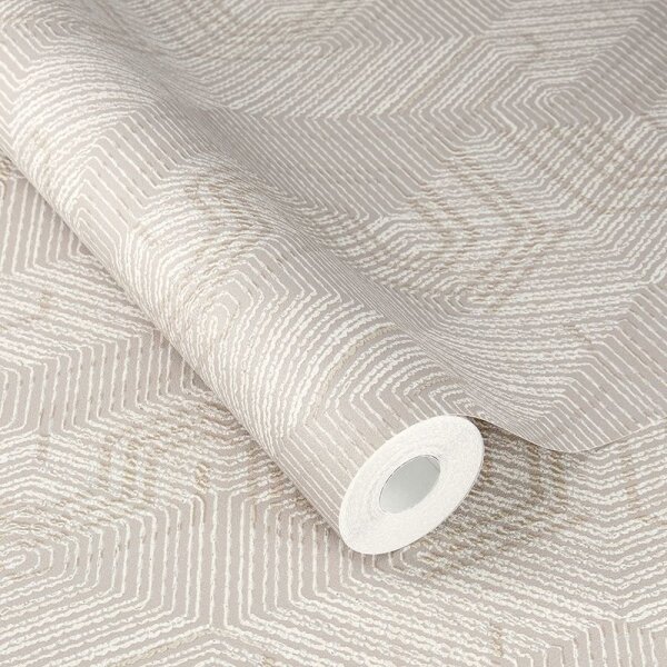 Tapete Grau, Silber, Greige Rasch Vliestapete (751932)