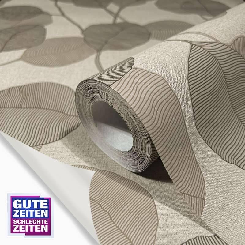 Tapete GZSZ Braun, Greige Marburg Vliestapete (34809)