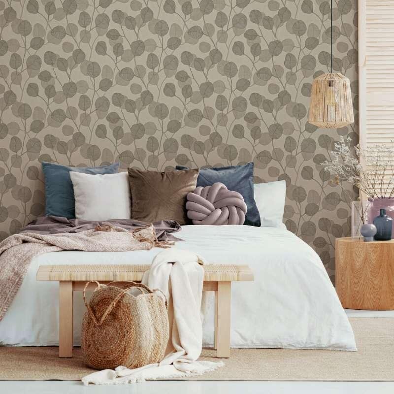 Tapete GZSZ Braun, Greige Marburg Vliestapete (34809)