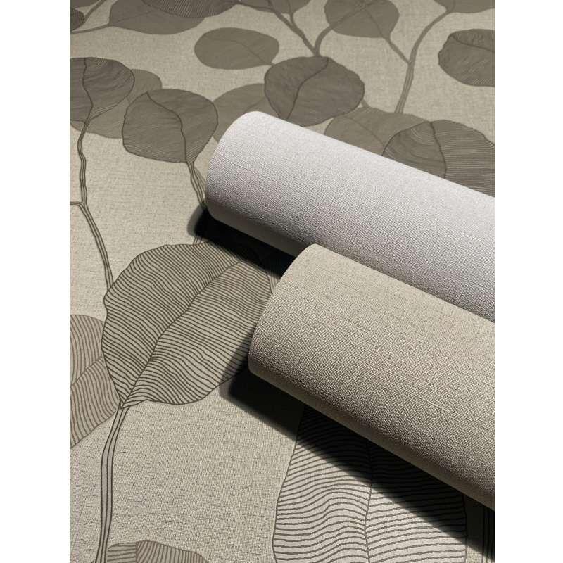 Tapete GZSZ Braun, Greige Marburg Vliestapete (34809)