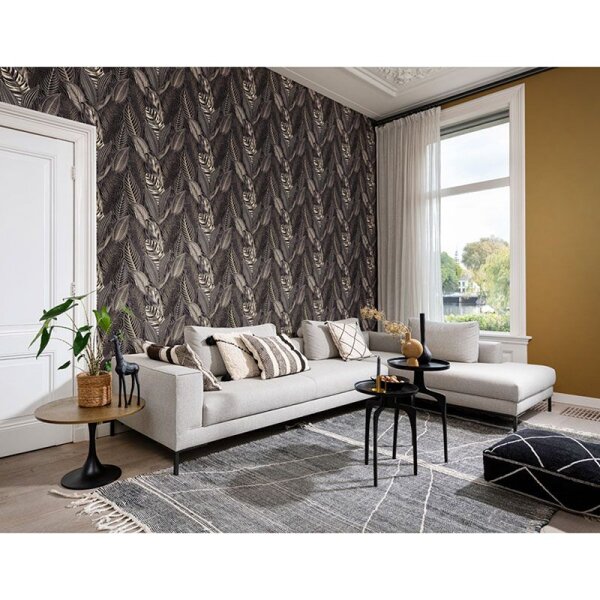 Tapete Gold, Kupfer Rasch Vliestapete (751031)