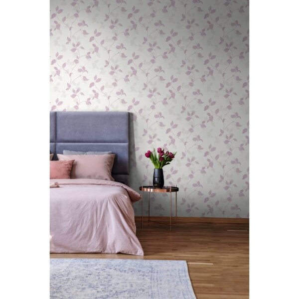 Tapete Weiß, Rosa SALE Marburg Vliestapete (94659)