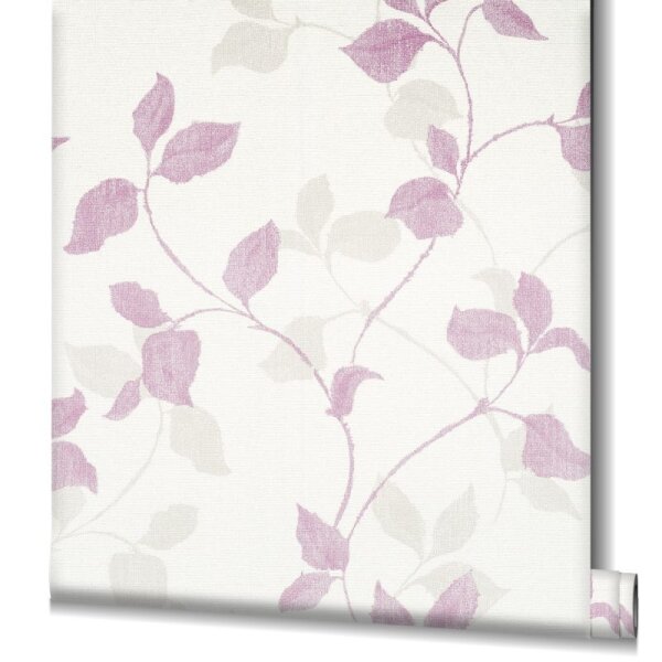 Tapete Weiß, Rosa SALE Marburg Vliestapete (94659)