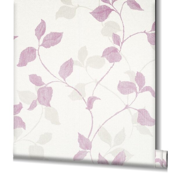 Tapete Weiß, Rosa SALE Marburg Vliestapete (94659)