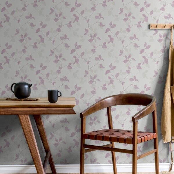 Tapete Weiß, Rosa SALE Marburg Vliestapete (94659)