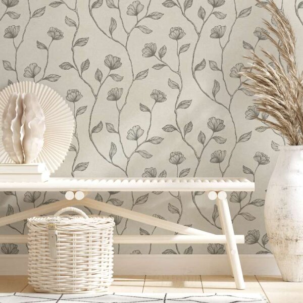 Tapete GZSZ Beige, Gold Marburg Vliestapete (34804)