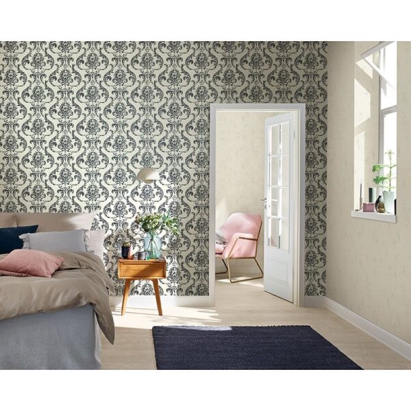 Tapete Grau, Silber, Weiß Rasch Vliestapete (315707)