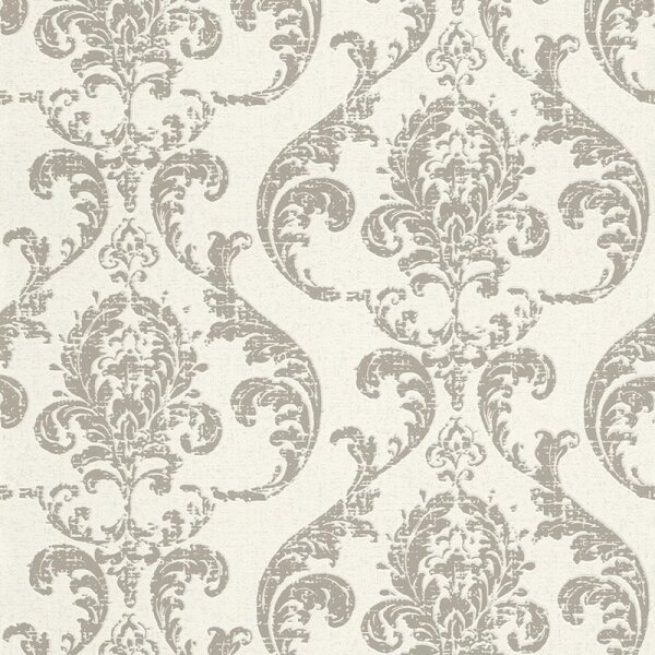 Tapete Grau, Silber, Weiß Rasch Vliestapete (315622)