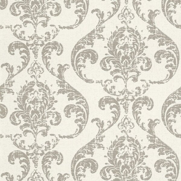 Tapete Grau, Silber, Weiß Rasch Vliestapete (315622)