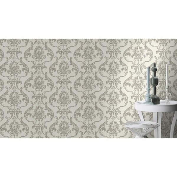 Tapete Grau, Silber, Weiß Rasch Vliestapete (315622)