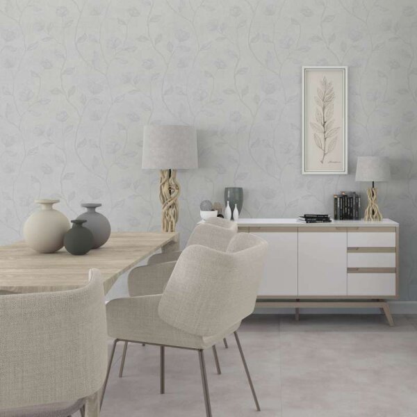 Tapete GZSZ Weiß, Perlmutt Marburg Vliestapete (34803)