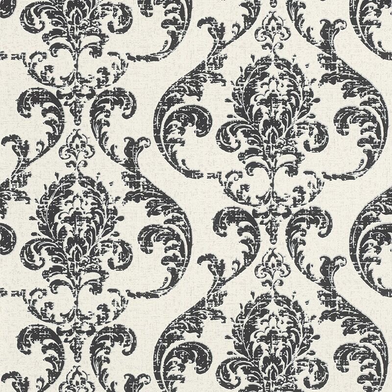 Tapete Schwarz-Weiß Rasch Vliestapete (315608)