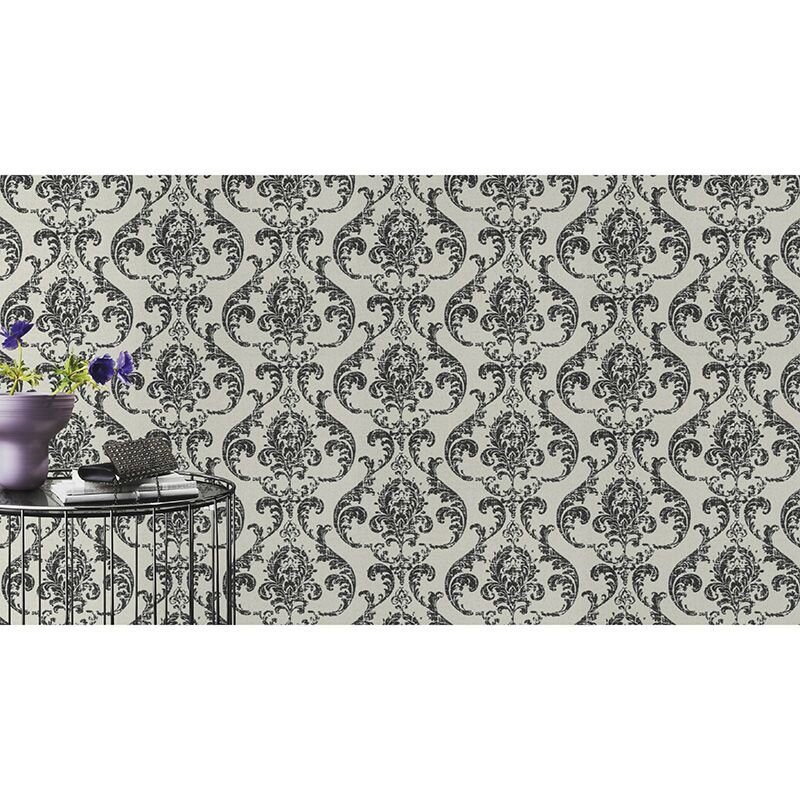 Tapete Schwarz-Weiß Rasch Vliestapete (315608)