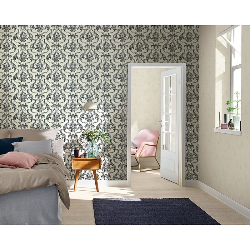 Tapete Schwarz-Weiß Rasch Vliestapete (315608)