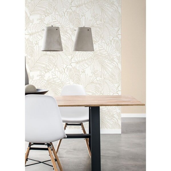 Tapete Beige, Creme Rasch Vliestapete (690804)