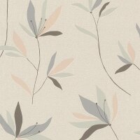 Tapete Beige, Creme, Braun, Grau, Silber Rasch...