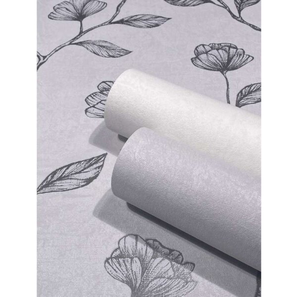 Tapete GZSZ Grau, Silber Marburg Vliestapete (34802)